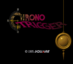 Chrono Trigger (SNES) screenshot: Title screen