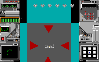Rotox (DOS) screenshot: Level 1 (EGA)