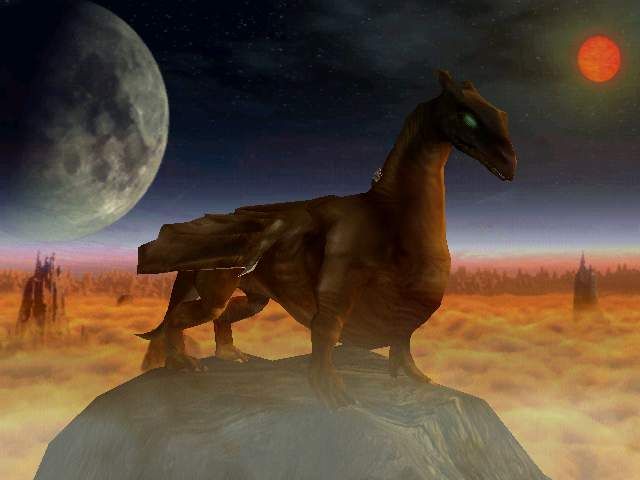 Dragon Riders: Chronicles of Pern (Windows) screenshot: Our hero on the back of the dragon