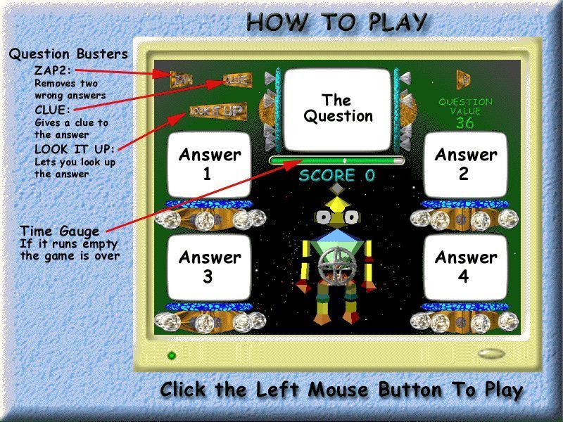 Action SATS Learning: Key Stage 1 4-7 Years: Numbers (Windows) screenshot: This is how the game is played