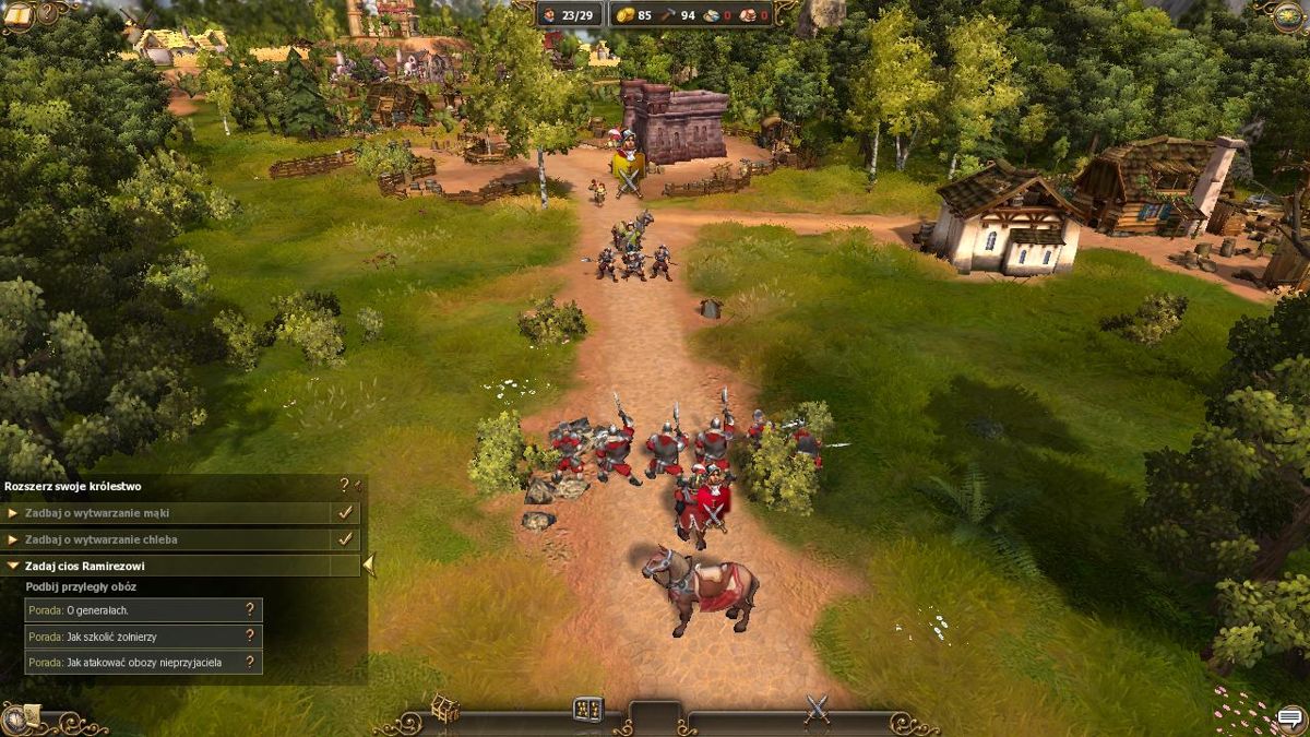The Settlers 7: Paths to a Kingdom (Windows) screenshot: Easy fight