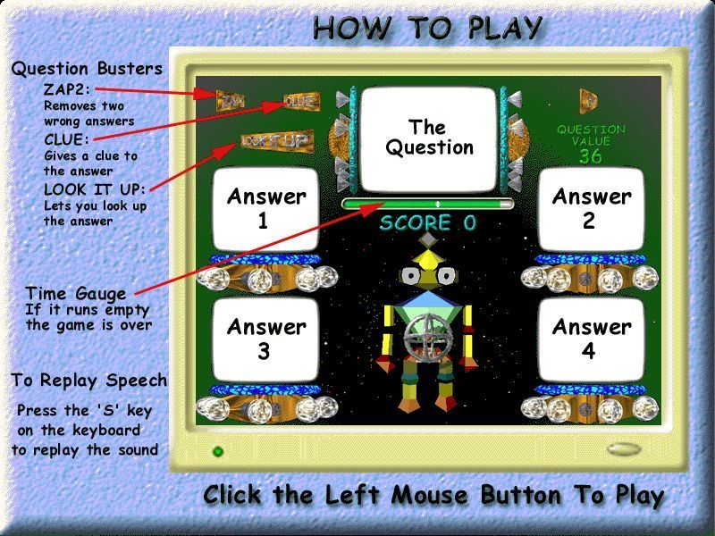 Action SATS Learning: Key Stage 1 4-7 Years: Phonic Spelling (Windows) screenshot: This is how the questions are answered