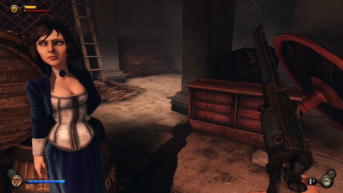 BioShock Infinite (Windows) screenshot: Mysterious Elizabeth.