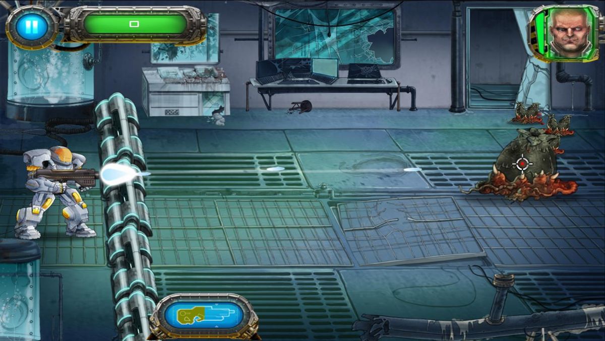 Soldier Vs Aliens (Windows) screenshot: Giant egg