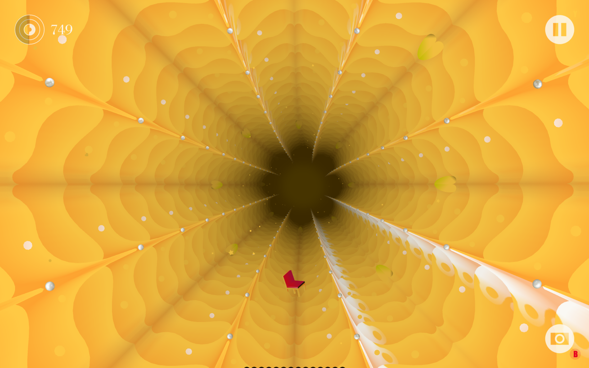 Luxuria Superbia (Windows) screenshot: The whole flower inner surface is coloured now, but still with relative intensity