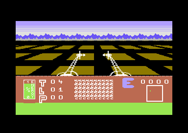 Masters of Time (Commodore 64) screenshot: Exploring Time