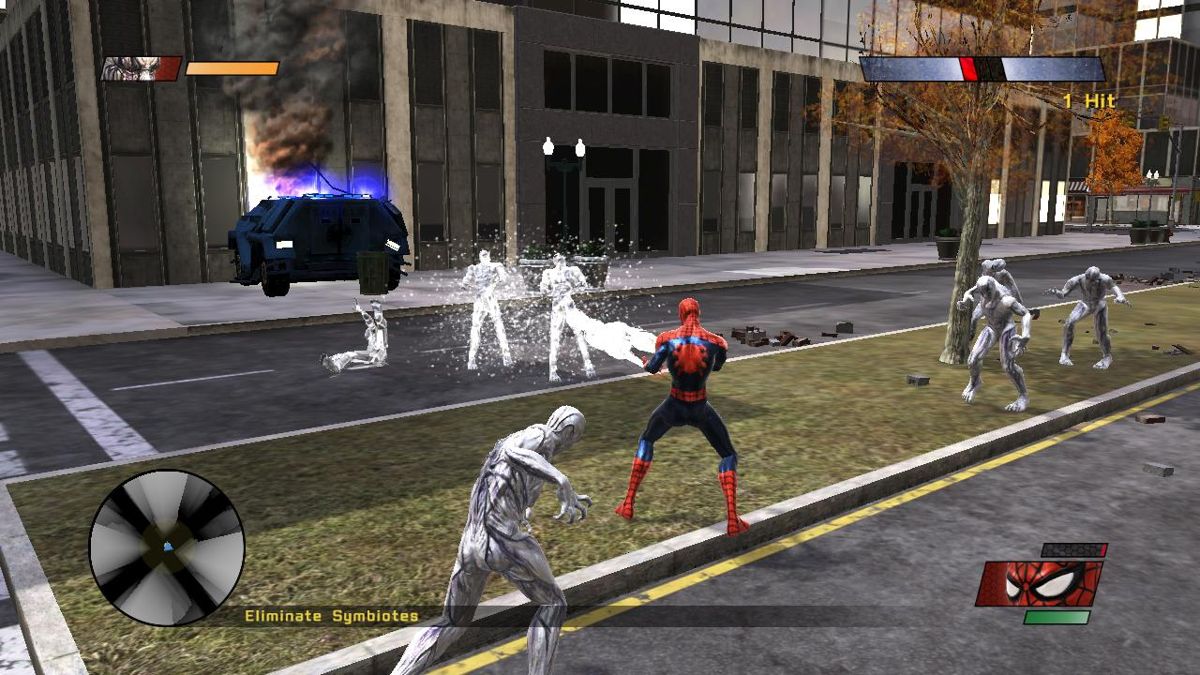 Spider-Man: Web of Shadows (Windows) screenshot: Spider web