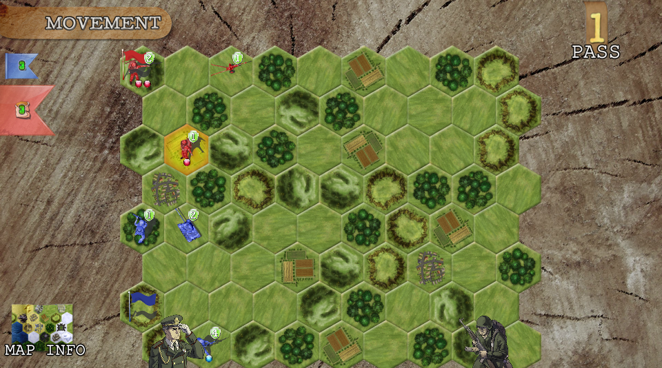 Retaliation: Enemy Mine (Browser) screenshot: A game of capture the HQ
