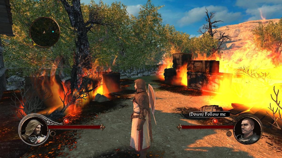 The First Templar (Windows) screenshot: I must be careful