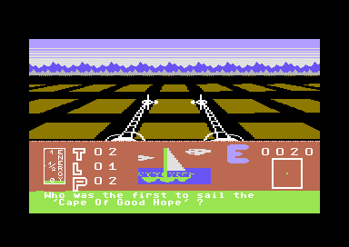 Masters of Time (Commodore 64) screenshot: Diaz