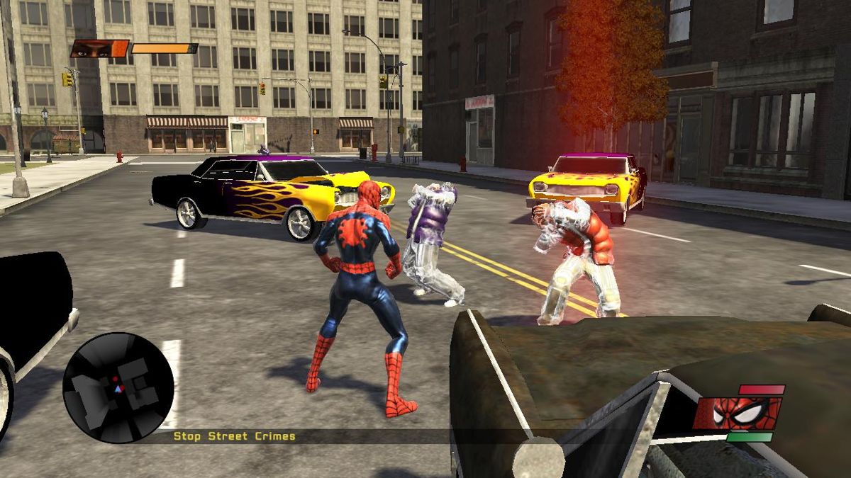 Spider-Man: Web of Shadows (Windows) screenshot: Thugs to beat