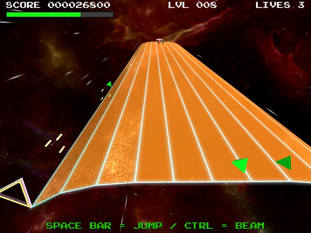 TriBlaster (Windows) screenshot: Eighth level