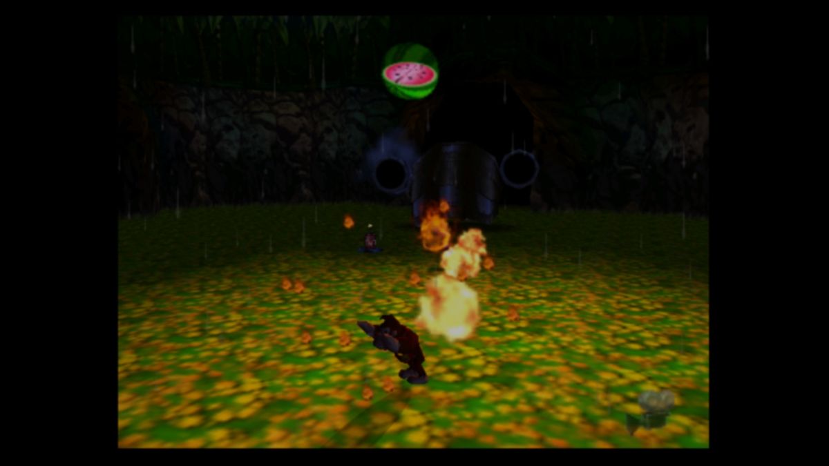 Donkey Kong 64 (Wii U) screenshot: Dodging fireballs