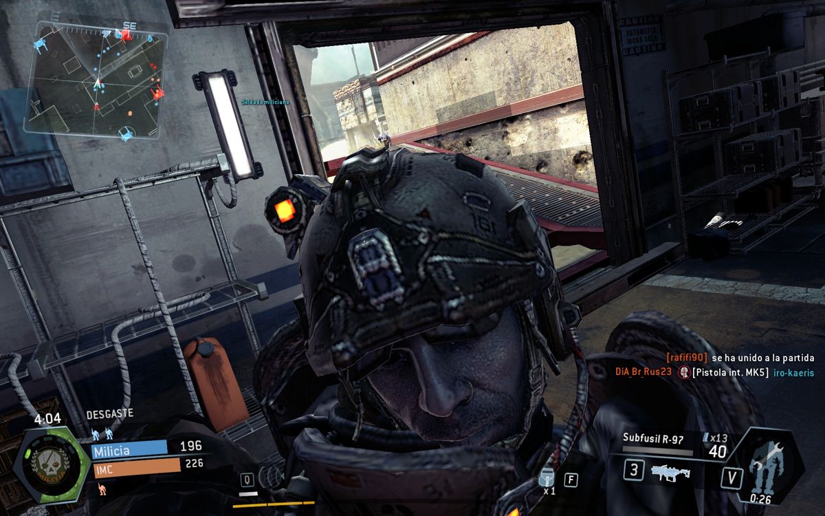 Titanfall (Windows) screenshot: An execution. Yes, it´s a bit disgusting.