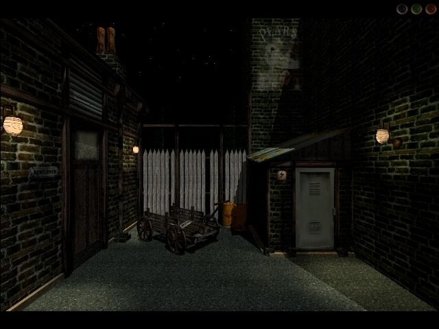 Dark Fall: The Journal (Windows) screenshot: One of these doors should be unlocked