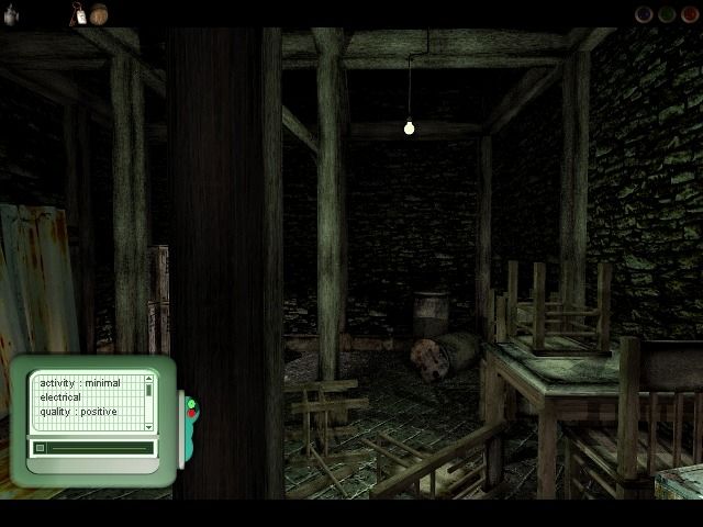 Dark Fall: The Journal (Windows) screenshot: Exploring the cellar