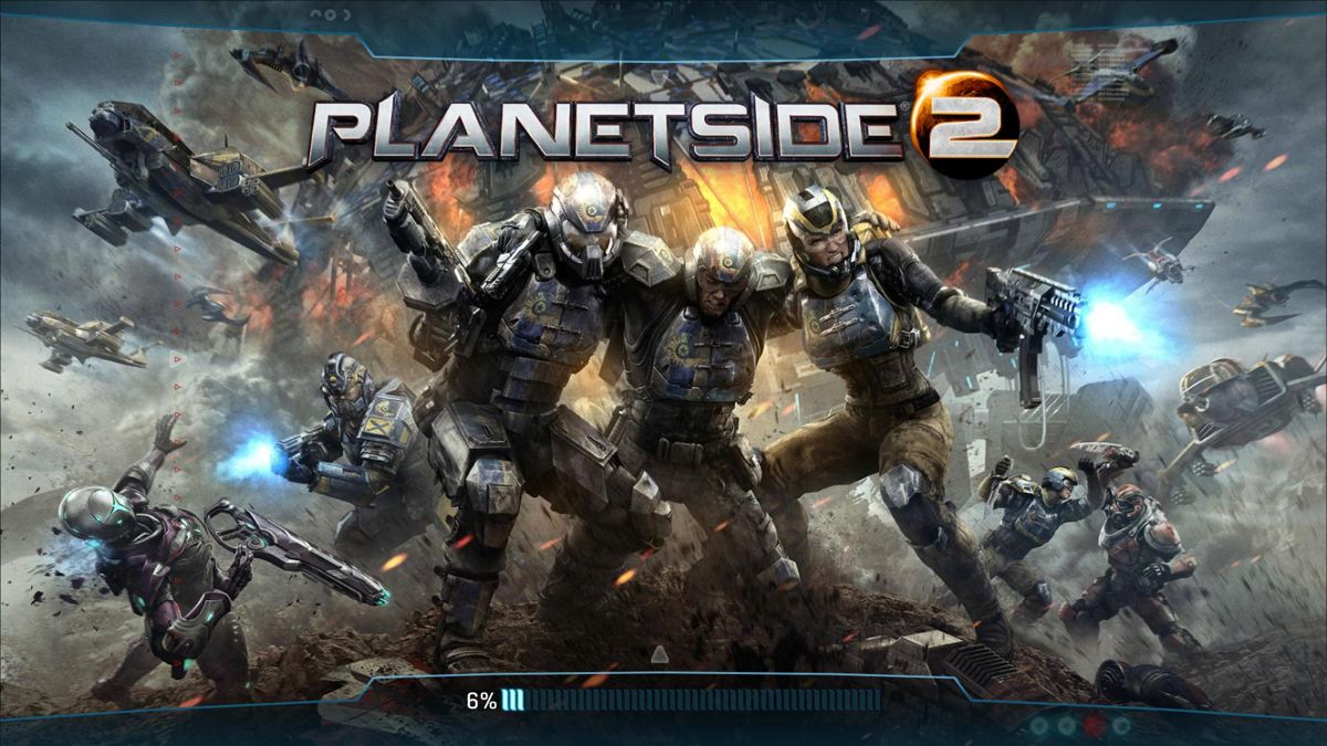 PlanetSide 2 (Windows) screenshot: Title & Loading Screen