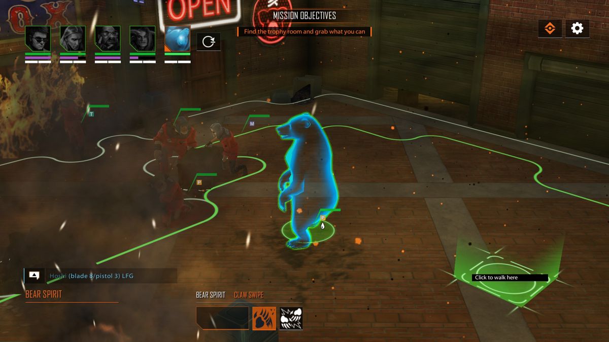 Shadowrun Chronicles: Boston Lockdown (Windows) screenshot: We need a bigger bear