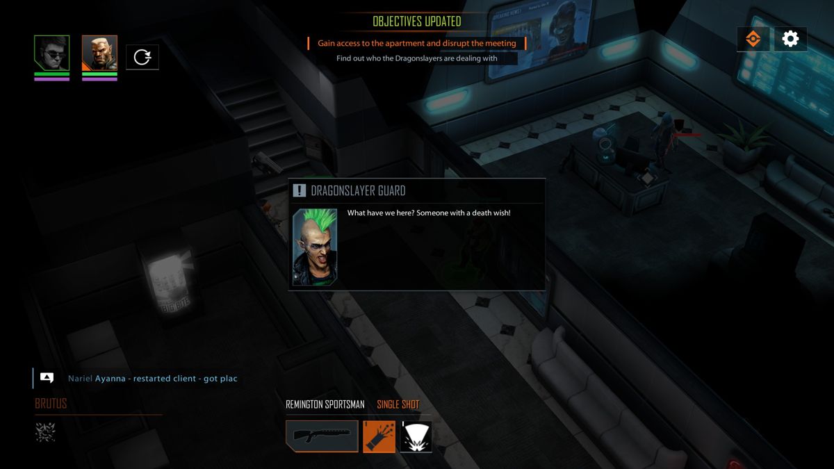 Shadowrun Chronicles: Boston Lockdown (Windows) screenshot: Wouldn't be Cyberpunk without some old-fashioned punks