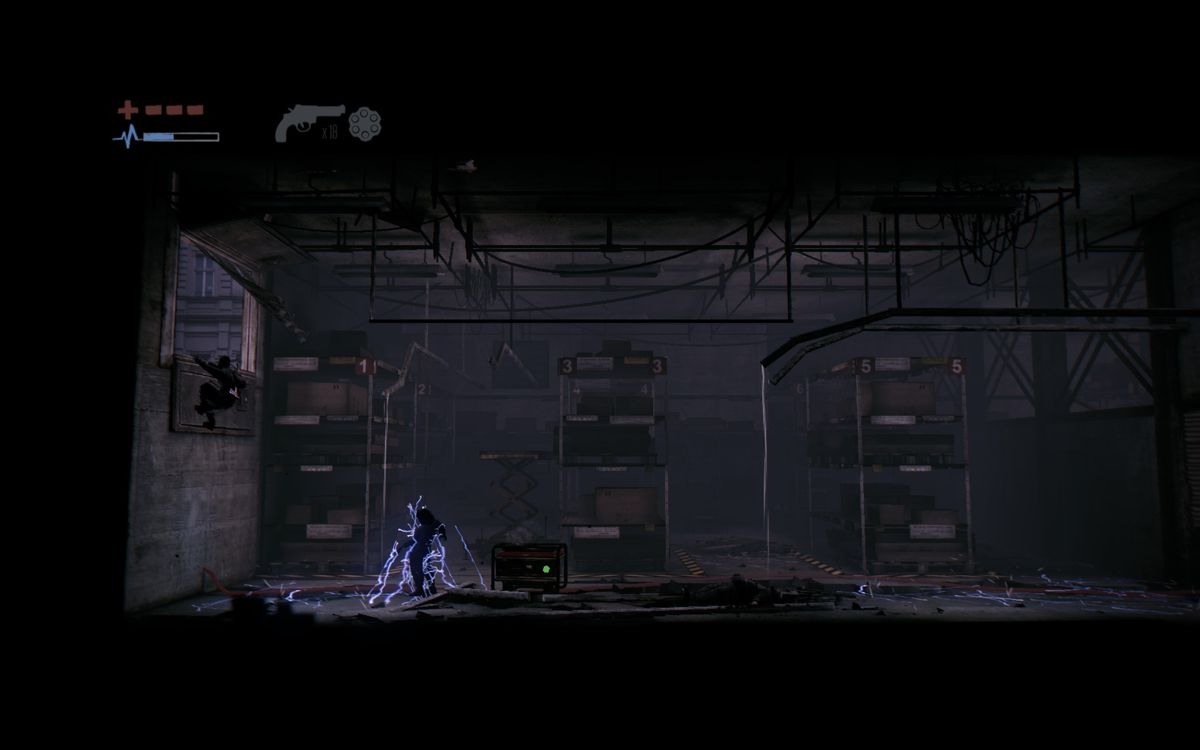Deadlight (Windows) screenshot: You can attract zombies to traps...