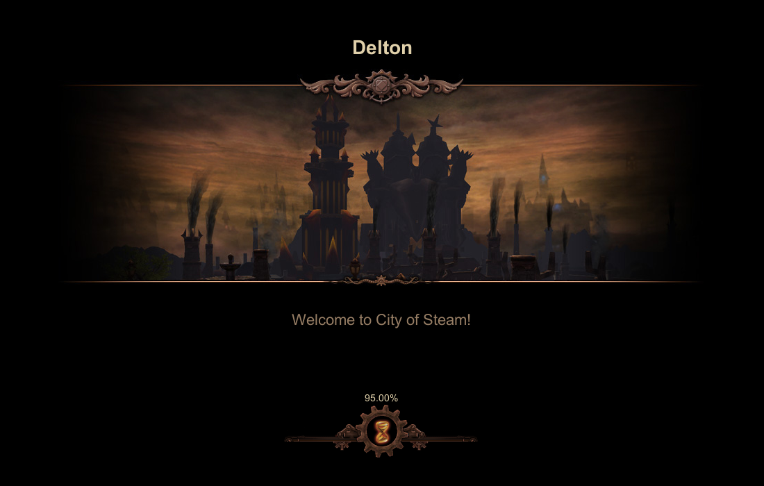 City of Steam: Arkadia (Browser) screenshot: Loading screen
