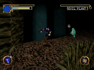 Brightis (PlayStation) screenshot: Exploring the second dungeon
