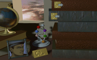 Magic Carpet (DOS) screenshot: Menu