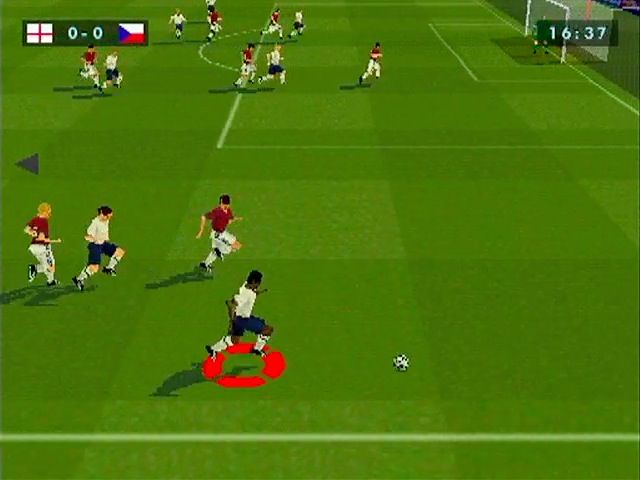 This Is Football (PlayStation) screenshot: During the Match