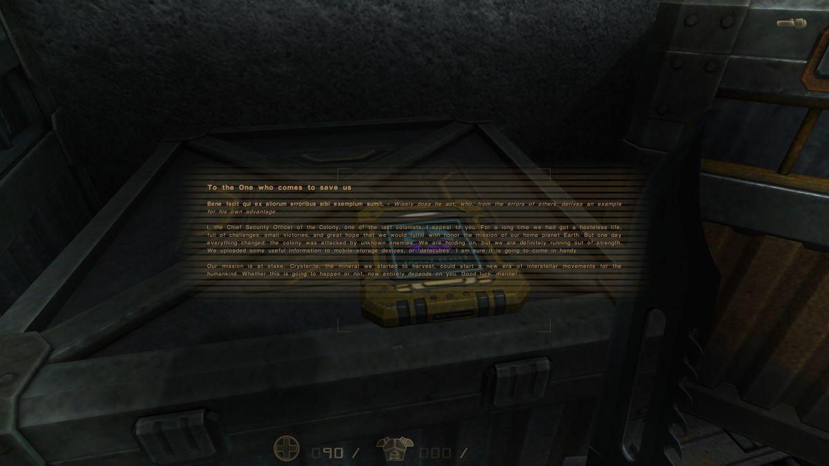 Perilous Warp (Windows) screenshot: Reading a log