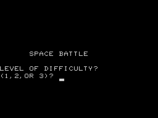 Space War (Space Combat) – October 1978