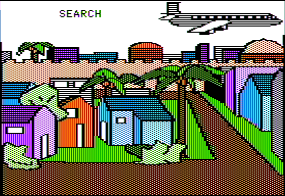 Search (Apple II) screenshot: Title Screen