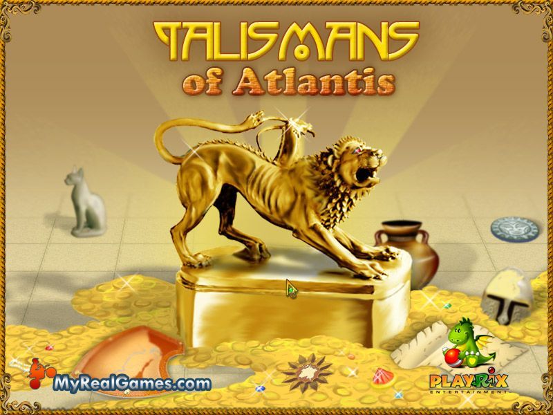 Talismans of Atlantis (Windows) screenshot: The title screen
