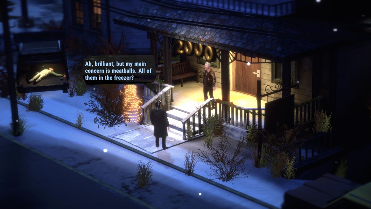 Serial Cleaners (Windows) screenshot: There are often conversations between character with dialogue options.