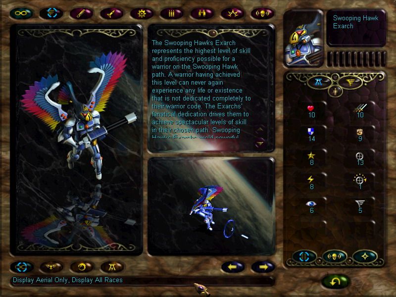 Warhammer 40,000: Rites of War (Windows) screenshot: And here's the Hawk.