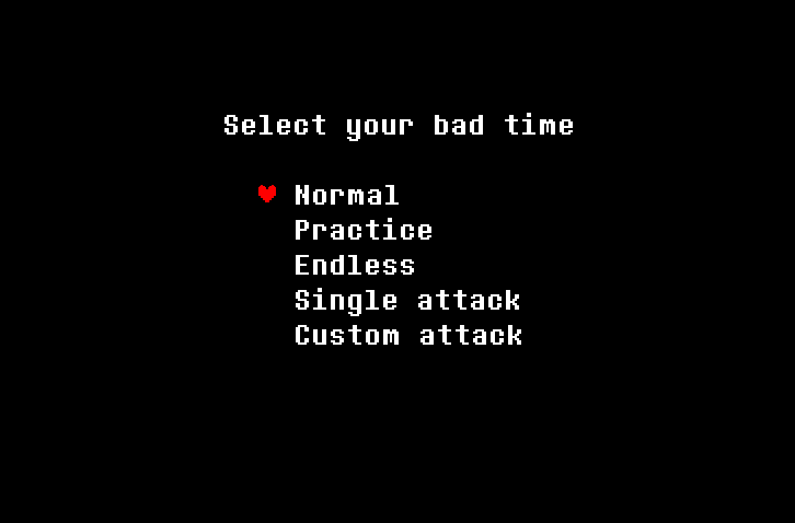 Bad Time Simulator Custom Attacks Maker