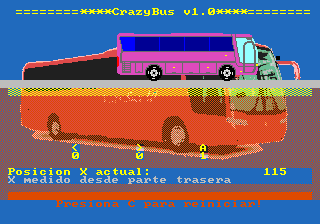 CrazyBus (Genesis) screenshot: Well, here's the bus.