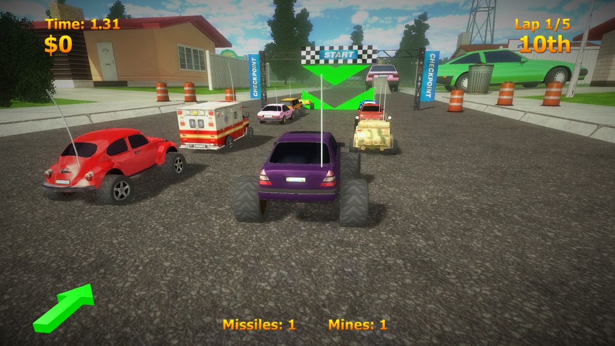 Screenshot of RC Mini Racers (Windows, 2015) - MobyGames