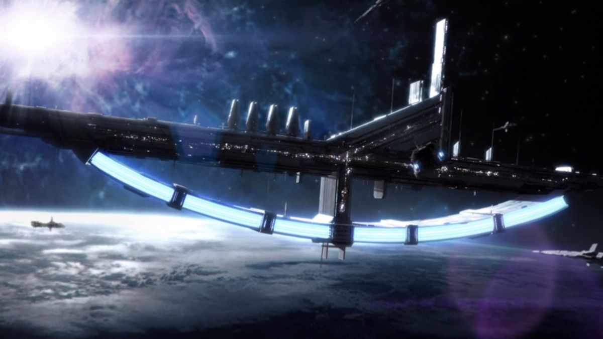 Mass Effect 2 (Xbox 360) screenshot: Docking Normany