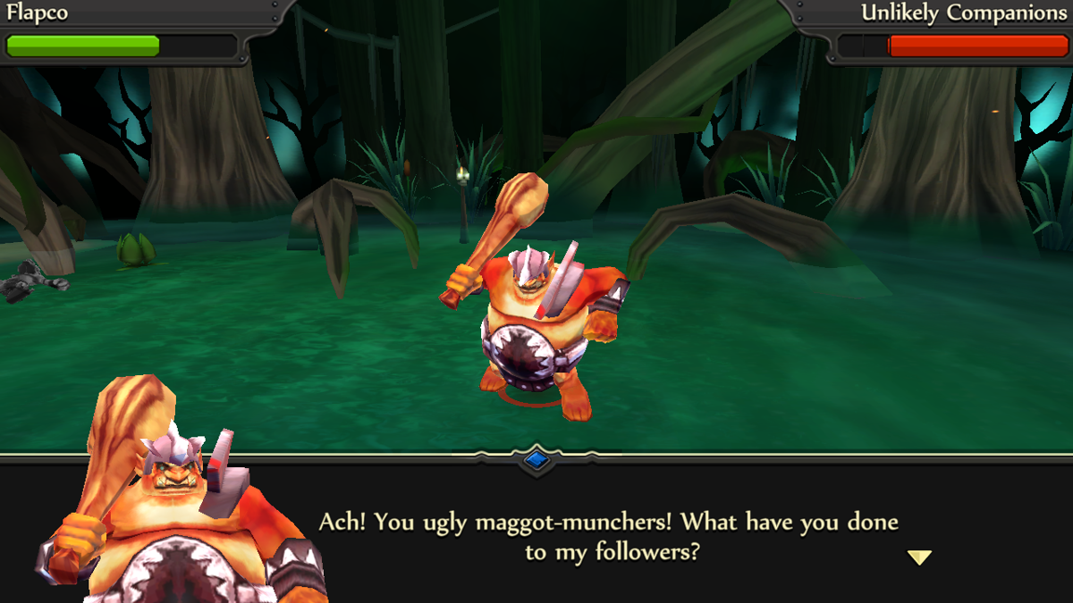 Party of Heroes (Browser) screenshot: A ogre
