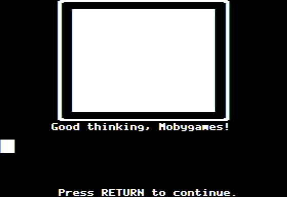 Simon Says... (Apple II) screenshot: The Sequence Starts Easy