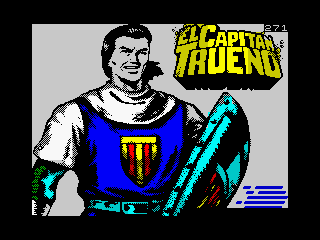 El Capitán Trueno (ZX Spectrum) screenshot: Loading screen