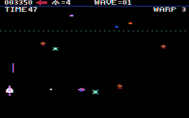 Juno First (PC Booter) screenshot: Gameplay 6 Composite Color