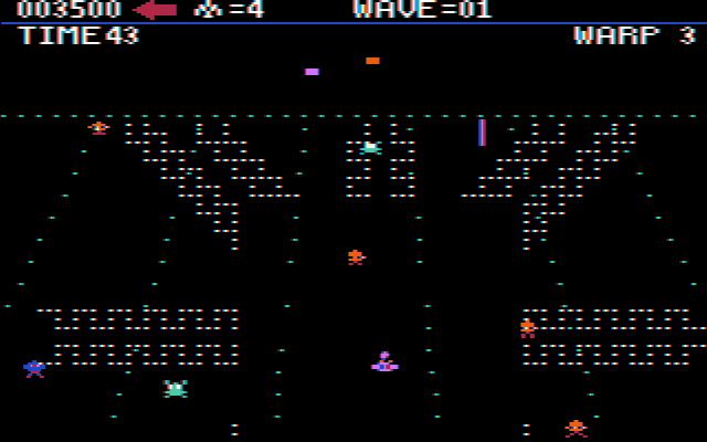 Juno First (PC Booter) screenshot: Gameplay 8 Composite Color