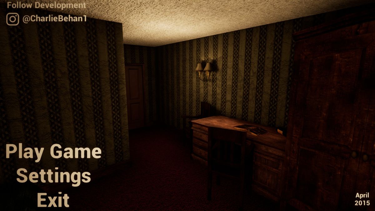 Hotel Remorse (Windows) screenshot: The games main menu