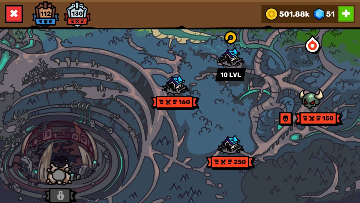 Screenshot of Towerlands (Android, 2020) MobyGames