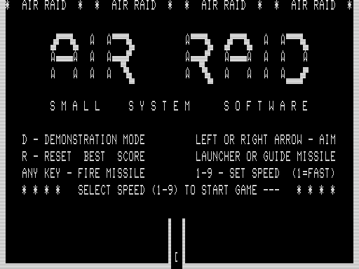 Air Raid (1978) - MobyGames