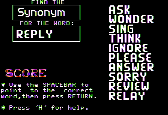 Paul Bunyan (Apple II) screenshot: Nimble