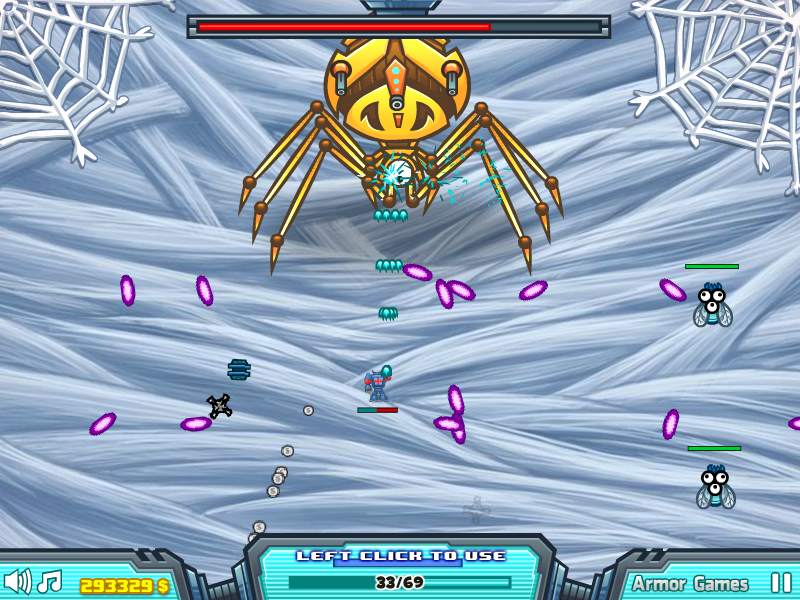 Epic Boss Fighter 2 (Browser) screenshot: Spider boss