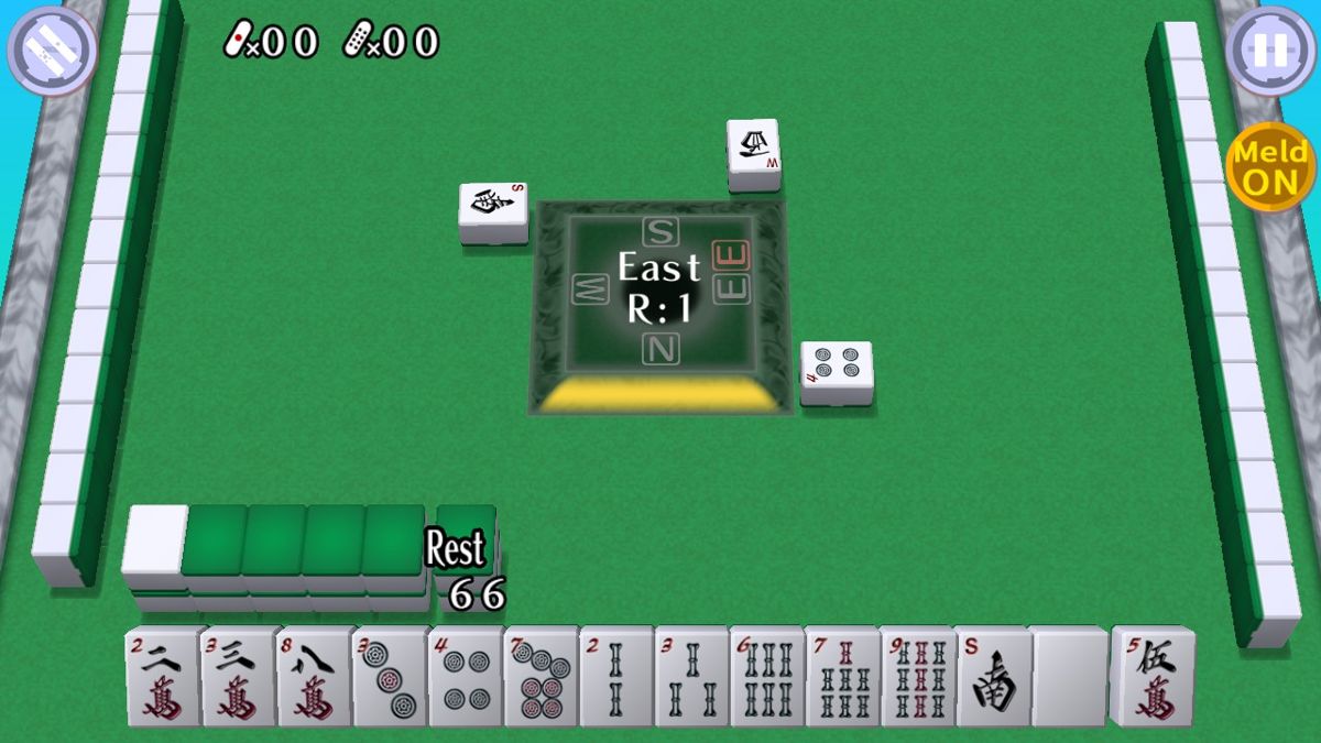 Mahjong Pretty Girls Battle (Windows) screenshot: Starting a fresh game