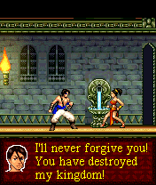 Prince of Persia: The Sands of Time (Symbian) screenshot: NPC encounter